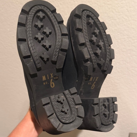 Mix No. 6 Black Ankle Booties - Picture 3 of 4